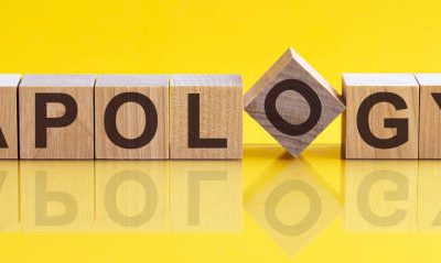 THE POWER OF SAYING  “I’M SORRY!”